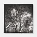 Recherche de nuit de halloween magnets Foncé