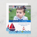 Recherche de baby anniversaire invitations Nautique