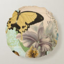 Recherche de papillon vintage coussins Jaune