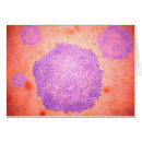 Recherche de virologie cartes postales Microscopique