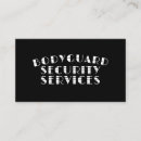 Recherche de sécurité cartes visite Services de sécurité
