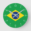 Recherche de drapeau du brésil horloges Patriotique