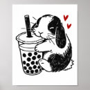 Recherche de bubble tea posters Lapin