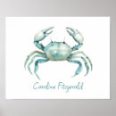 Zoek naar krab posters Blauw