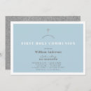 Recherche de bleu et argent invitations Simple