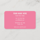 Recherche de couleur simple cartes visite Affaires