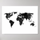 Zoek naar zwarte wereldkaart posters Reizen