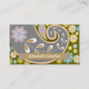 Recherche de paisley floral cartes visite Motif