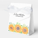 Recherche de tournesol mariage ballotins Aquarelle florale
