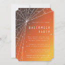 Recherche de spider web halloween invitations Moderne