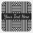 Zoek naar witte lijnen stickers Abstract