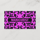 Zoek naar manicure salon visitekaartjes Roze