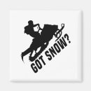 Recherche de ski refrigérateur magnets Équitation
