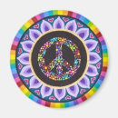 Zoek naar peace sign magneten Kleurrijk