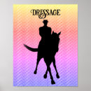 Zoek naar paard silhouet posters Dressuur