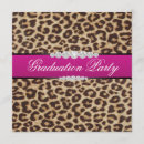 Recherche de leopard graduation invitations Guépard