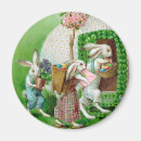 Recherche de lapin de pâques vintage magnets Panier