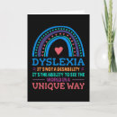 Recherche de dyslexie vœux cartes Enseignant