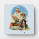 Recherche de pêche plaques Norman rockwell