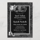 Recherche de masque noir invitations Blanc