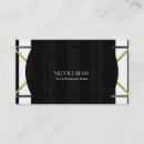 Recherche de or noir cartes visite Chic