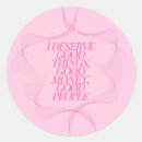Zoek naar zelfvertrouwen stickers Citaat