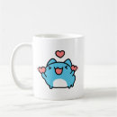 Recherche de chats mignons de bande dessinée tasses Kawaii