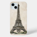 Recherche de tour eiffel vintage iphone coques Architecture