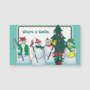 Recherche de salutation saisonnière magnets Hiver