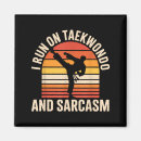 Recherche de coups de pied magnets Taekwondo