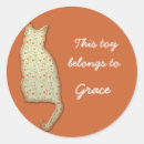 Zoek naar oranje kat stickers Groen