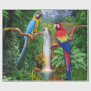 Recherche de aras papier cadeau Tropical