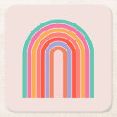 Zoek naar regenboog onderzetters Kleurrijk