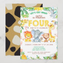 Recherche de 4ème anniversaire invitations Zoo
