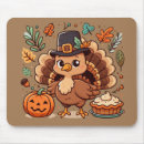 Recherche de dindes tapis souris Action de grâces