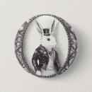 Recherche de lapin blanc badges Imaginaire