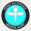 Recherche de alerte médicale autocollants Nourriture