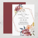 Recherche de papeterie de de marsala mariage invitations Botanique