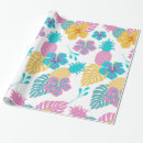 Recherche de ananas rose papier cadeau Floral