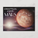 Recherche de planète mars cartes postales Voyage