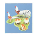 Zoek naar hen notitieblokken Rooster