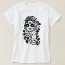 Zoek naar sugar skull dames tshirts Skelet