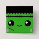 Recherche de petit monstre badges Vert