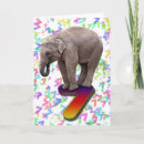 Recherche de éléphant de cirque vœux cartes Pour enfants