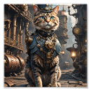Zoek naar steampunk cat kunst Kat