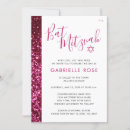 Recherche de pink bar bat mitzvah invitations Rose