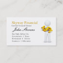 Recherche de courtier financier cartes visite Moderne