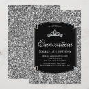 Recherche de partie pétillante invitations Quinceañera
