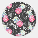 Recherche de fruits exotiques autocollants Ananas