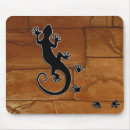 Recherche de gecko tapis souris Illustration